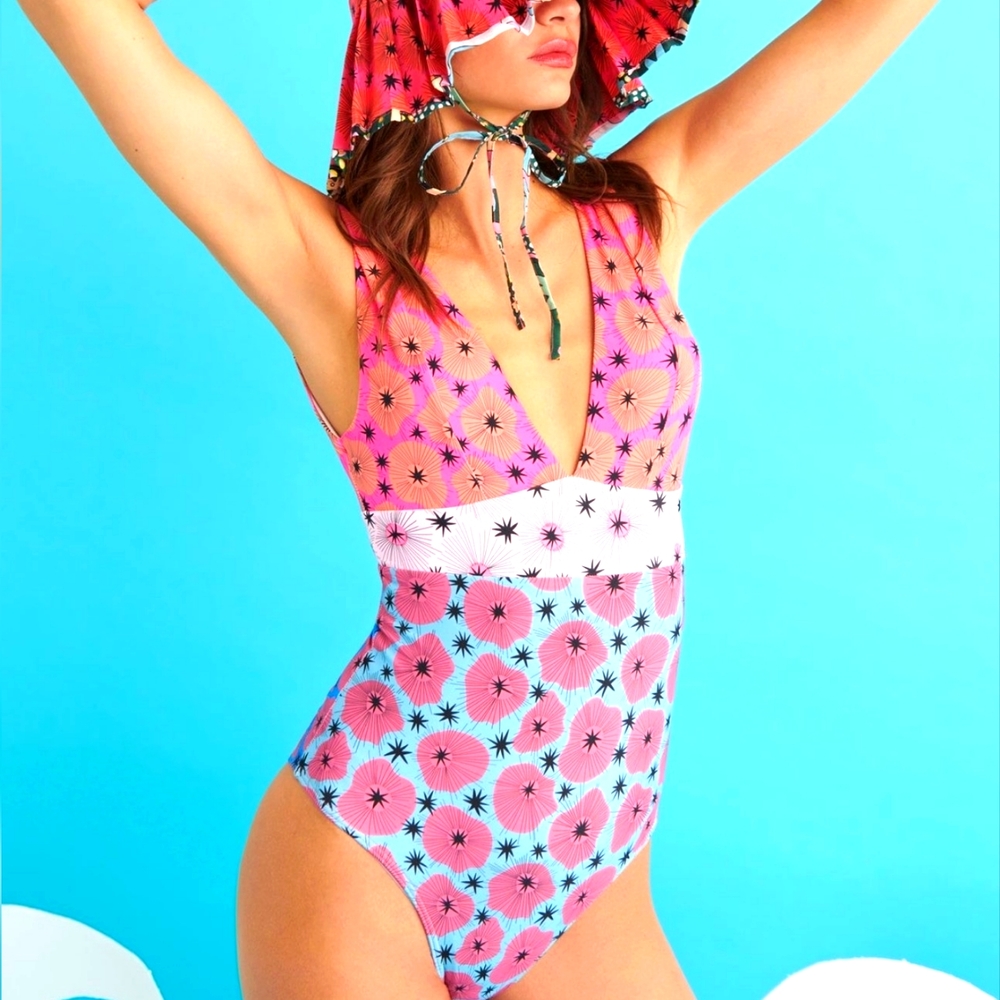 NWT CeliaB Bermuda Swimsuit